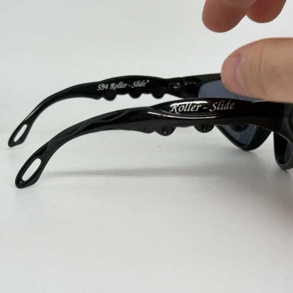 ROller Slide 594‎ Sunglasses Frames Only lens need replaced Black Full rIm 20961